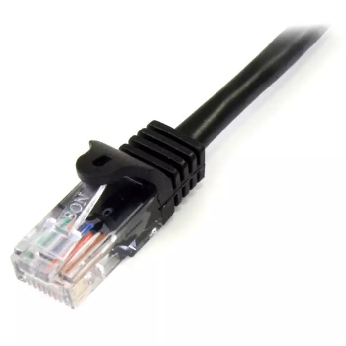 StarTech.com Cat5e RJ45 Male to RJ45 Male Cable 3 m U/UTP Unshielded Terminated PVC Sheath, 45PAT3MBK