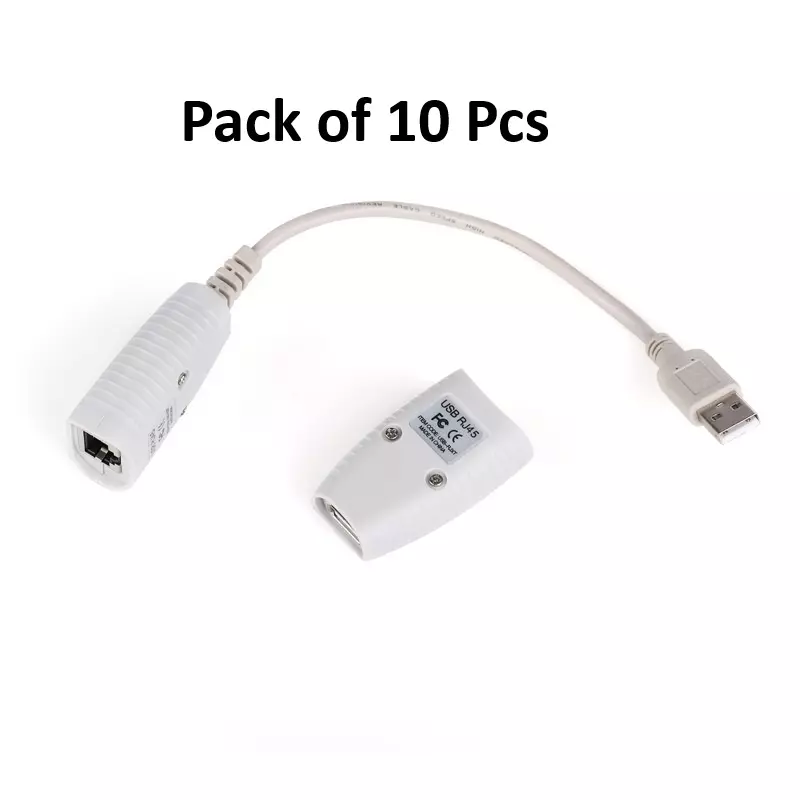 shield-plus-dlx-usb-to-lan-extender-abs-plastic-50-m-extension-distance-white-sp-150ft-pack-of-10-pcs