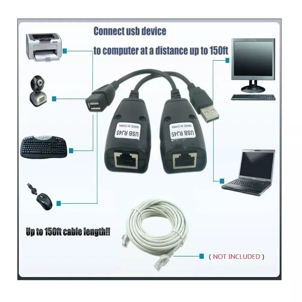 shield-plus-eco-usb-to-lan-extender-abs-plastic-45-m-150-ft-extension-distance-black-pack-of-100-kit