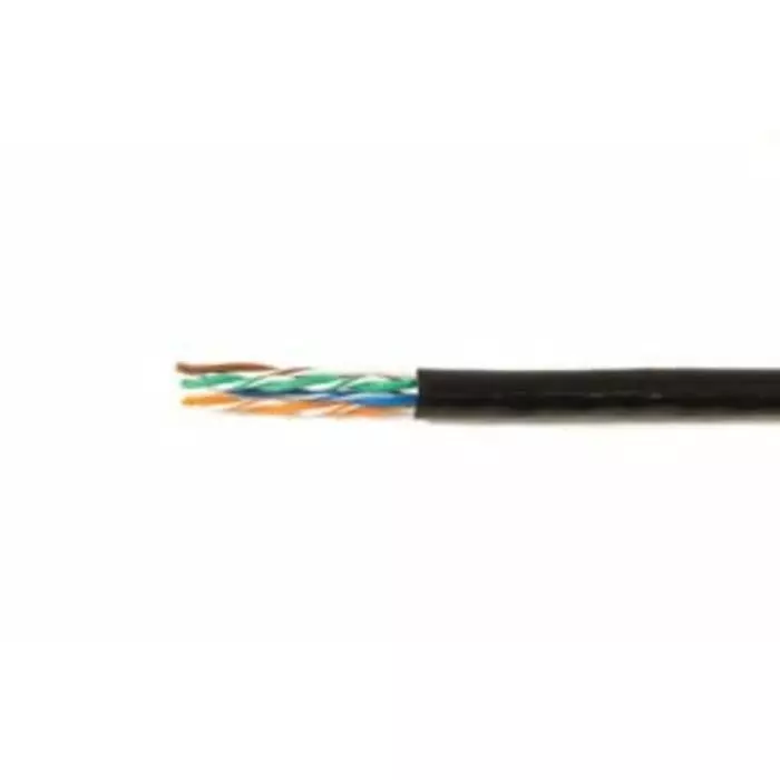 Alpha Wire Flexing Ethernet Unshielded 300 V AC 22 AWG Black 152 m Length, 74009 BK002