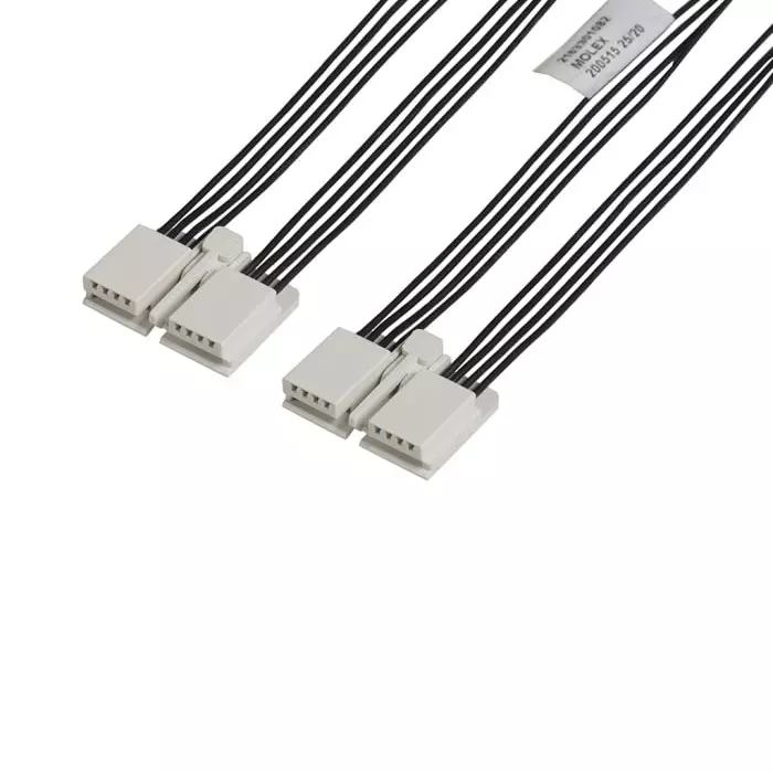 Molex 2 Way Edge Lock Wire Board Cable 600 mm, 216330-1024 (Pack of 5)