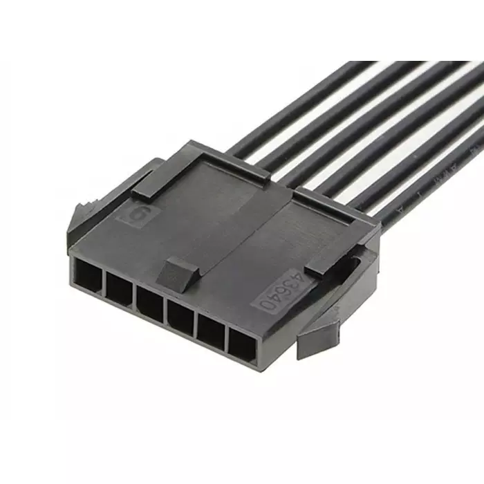 Molex 6 Way Male Micro-Fit Unterminated Wire Board Cable 150 mm, 214753-2061