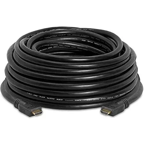 FEDUS HDMI Cable Male to Male Black 20 m Gold Plated