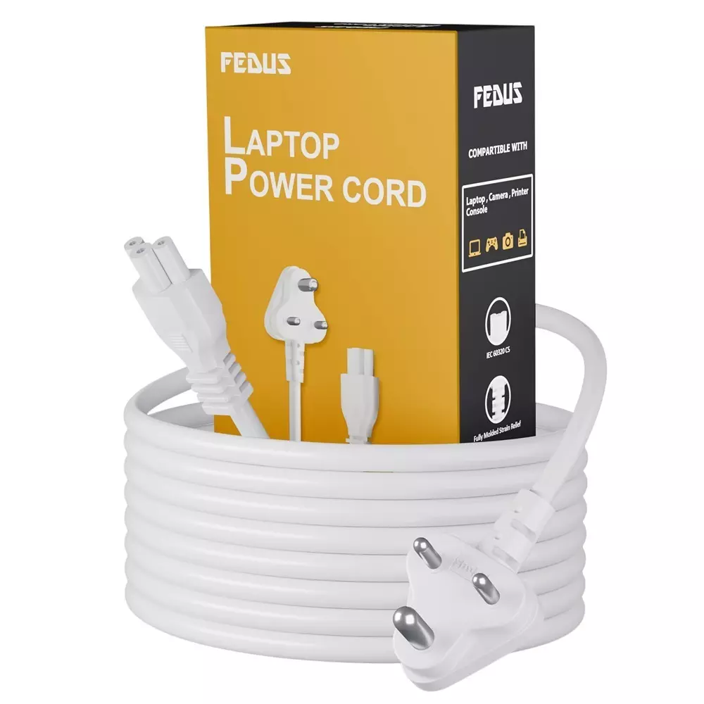 FEDUS 3 Pin AC Laptop Power Cable