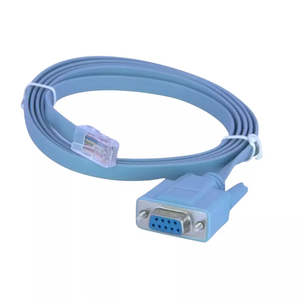 SETMI INDIA Consol Cable PVC 1.5 m for Router & Switch, Blue
