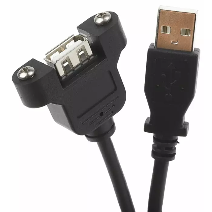 StarTech.com Male USB A to Female USB A Cable 480 Mbps USB 2.0 300 mm, USBPNLAFAM1