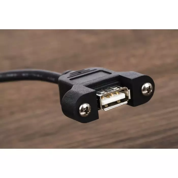 StarTech.com Male USB A to Female USB A Cable 480 Mbps USB 2.0 300 mm, USBPNLAFAM1