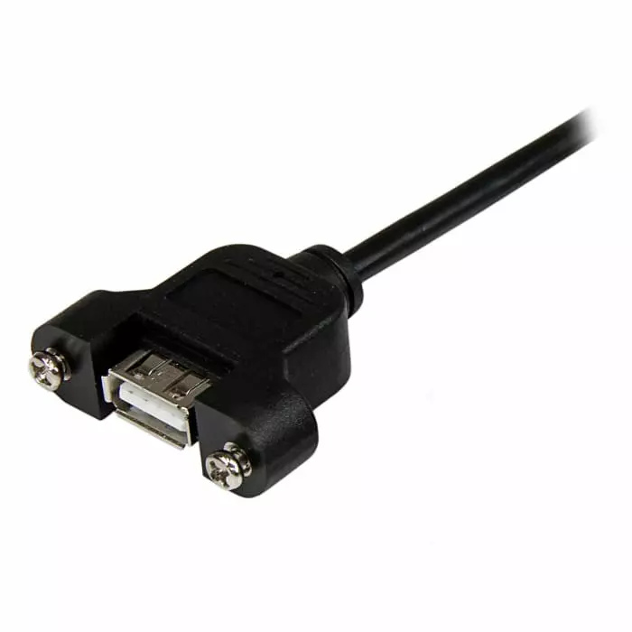 StarTech.com Male USB A to Female USB A Cable 480 Mbps USB 2.0 300 mm, USBPNLAFAM1