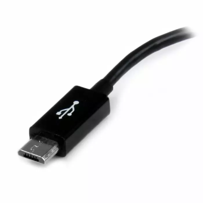 StarTech.com Male Micro USB B to Female USB A Cable 480 Mbps USB 2.0 130mm, UUSBOTG