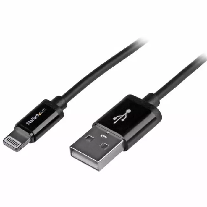 StarTech.com Male USB A to Male Lightning Cable 480 Mbps USB 2.0 1 m, USBLT1MB