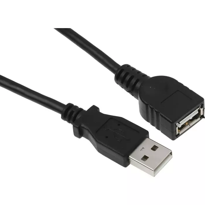 StarTech.com Male USB A to Female USB A Cable 480 Mbps USB 2.0 900 mm, USBEXTAA3BK