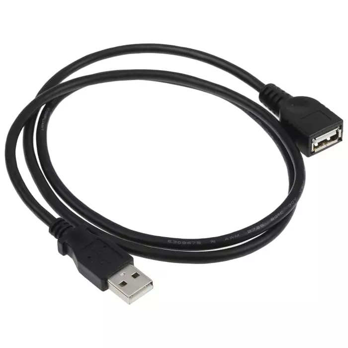 StarTech.com Male USB A to Female USB A Cable 480 Mbps USB 2.0 900 mm, USBEXTAA3BK
