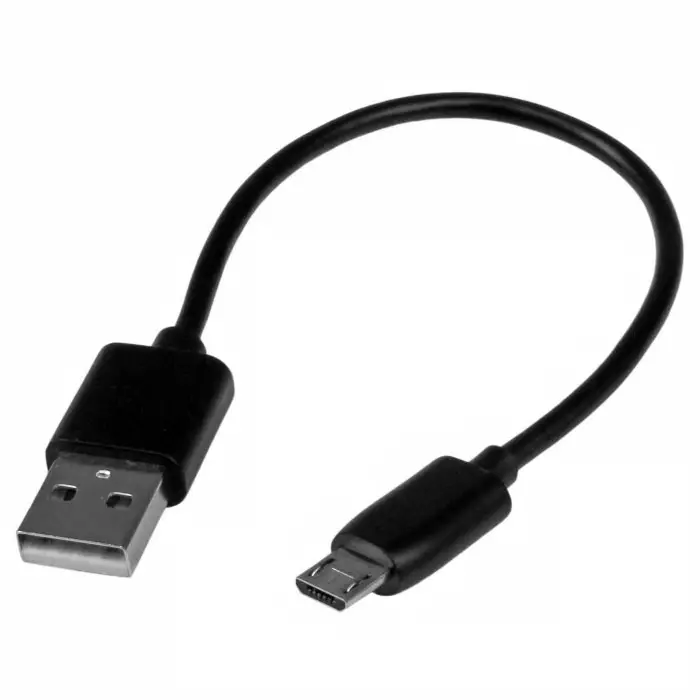 StarTech.com Male USB A to Female Micro USB B Cable 480 Mbps USB 2.0 0.2m, USBAUBSCHM