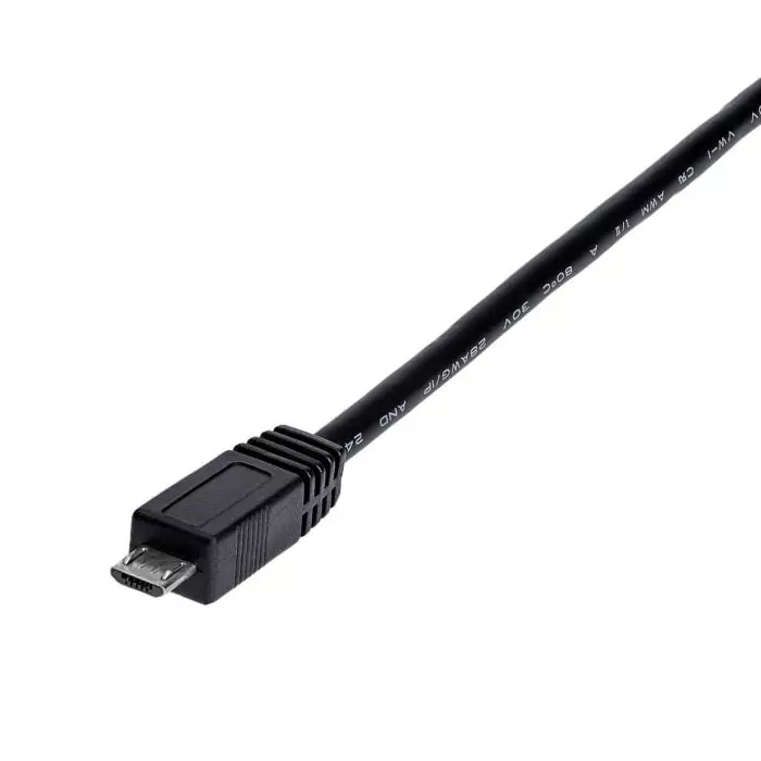 StarTech.com Male USB A to Male Micro USB B Cable 480 Mbps USB 2.0 0.9m, USB2HAUBY3