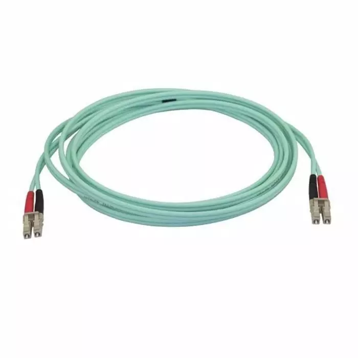 StarTech.com LC to LC Duplex Multi Mode OM4 Fibre Optic Cable 50/125 µm Aqua 3m, 450FBLCLC3