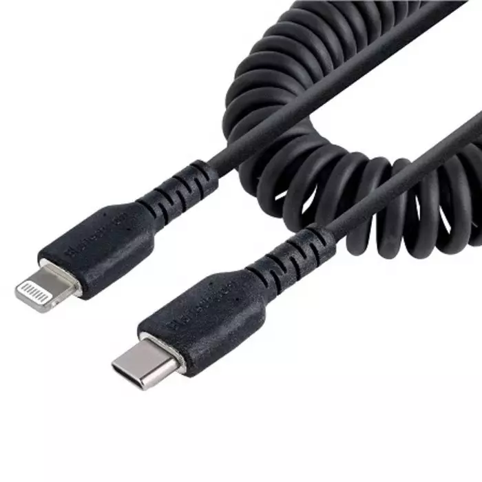 StarTech.com Male USB C to Male Lightning Cable 480 Mbps USB 2.0 1 m, RUSB2CLT1MBC