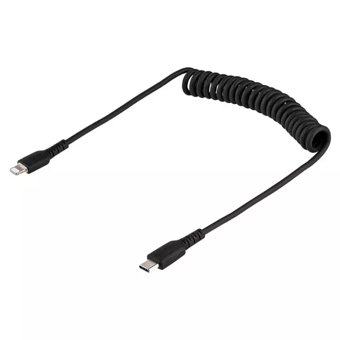 StarTech.com Male USB C to Male Lightning Cable 480 Mbps USB 2.0 1 m, RUSB2CLT1MBC