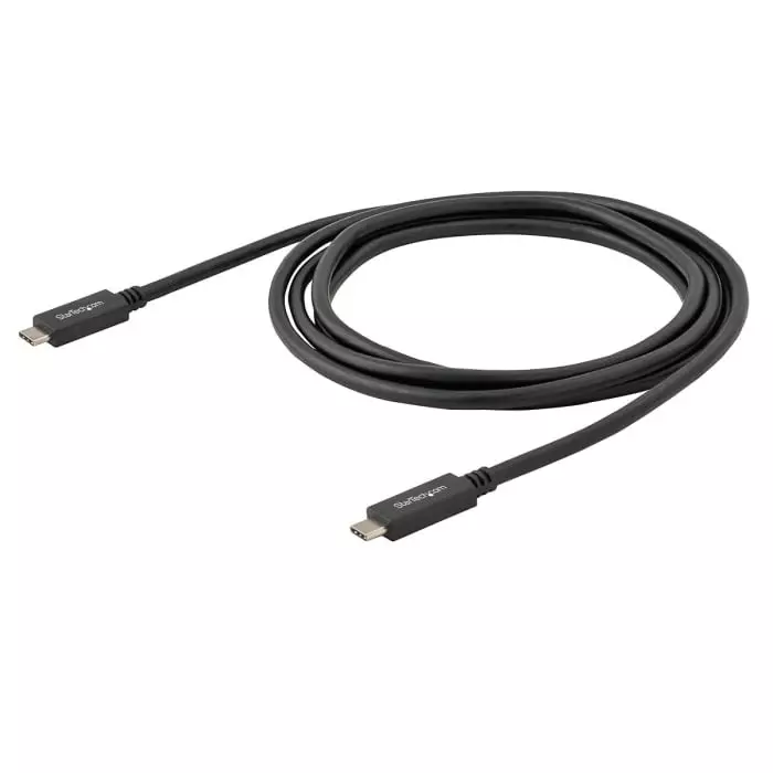 StarTech.com Male USB-C to Male USB-C Cable 5 Gbps USB 3.0 2m, USB315CC2M