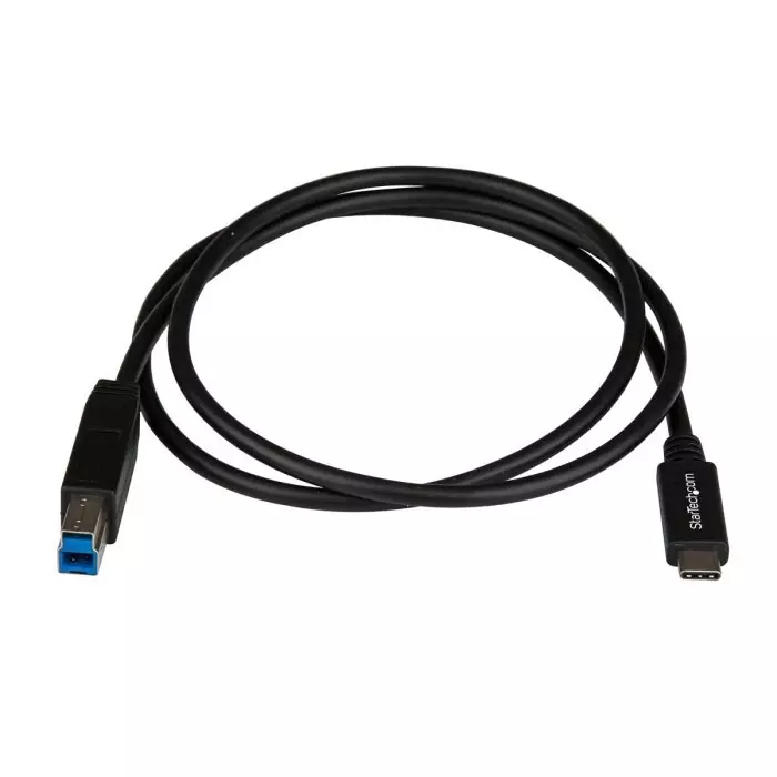 StarTech.com Male USB-C to Male USB B Cable 10 Gbps USB 3.1 1m, USB31CB1M