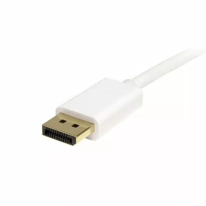 StarTech.com Male Mini DisplayPort to Male DisplayPort Cable PVC 4K @ 60 Hz 1m, MDP2DPMM1MW