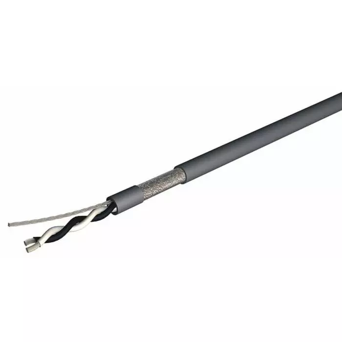 RS PRO Data Cable 2 Cores 0.34 mm² Screened 22 AWG 100 m Screened Shield