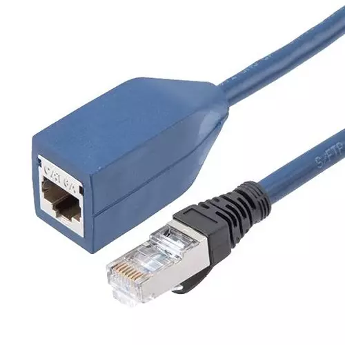 L-COM Enet Cord, Cat6A, Rj45 Plug-Jack, 7Ft, TRD626ADS-MPTL-7F