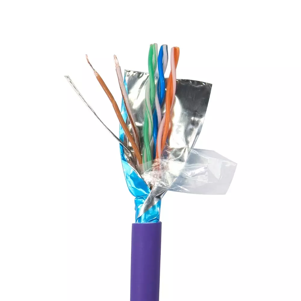 RS PRO Ethernet Cable Low Smoke Zero Halogen 305 m Length Purple, 199209