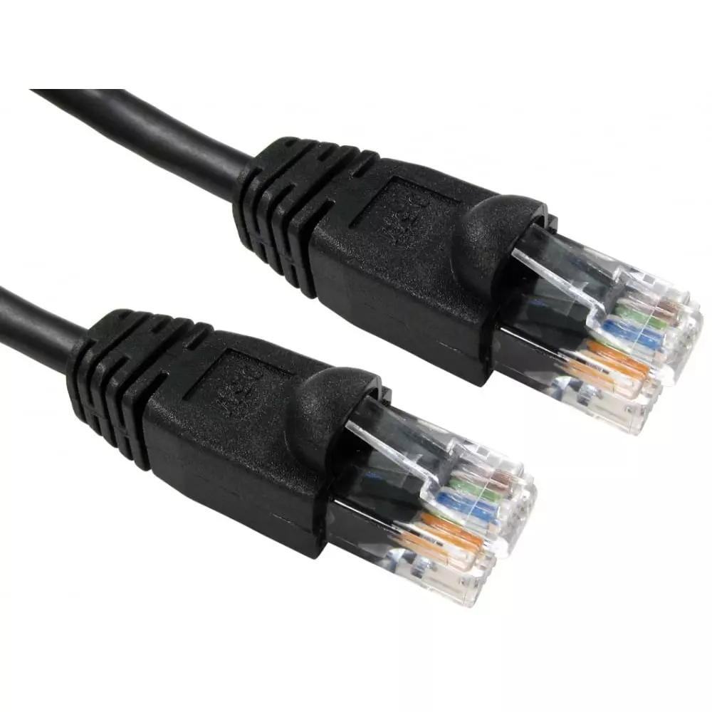 RS PRO Ethernet Cable Polyvinyl Chloride 10 m Length Black, 2863017