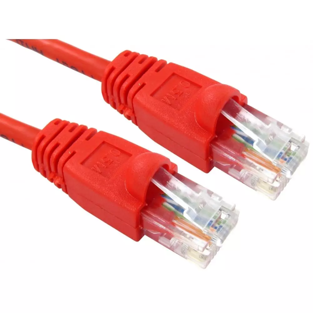 RS PRO Ethernet Cable Polyvinyl Chloride 5 m Length Red, 2863011