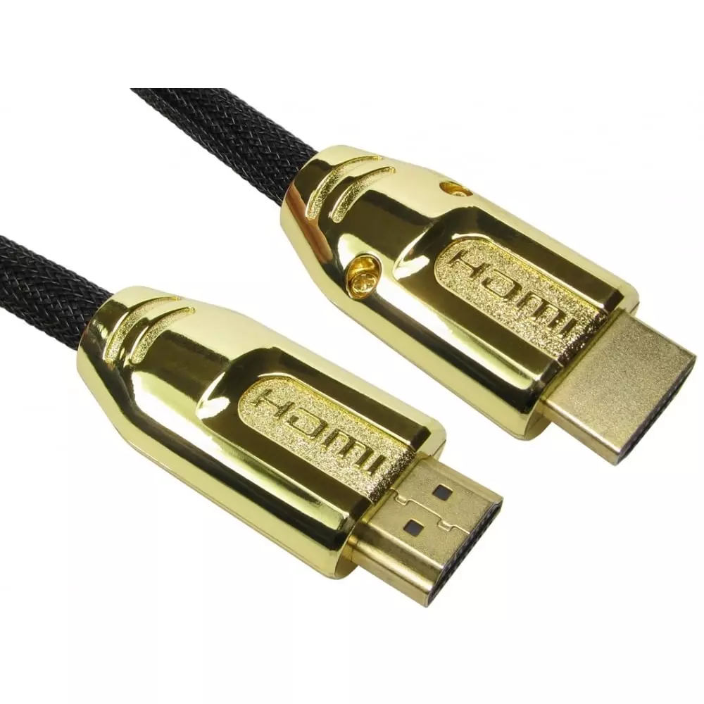 RS PRO HDMI Cable Polyvinyl Chloride HDMI Male 3 m Length, 2863382