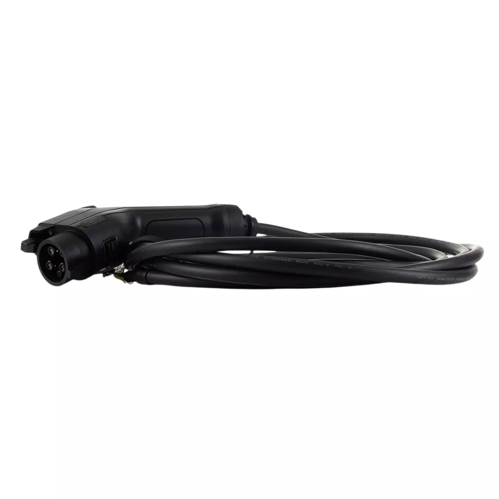 Buy RS PRO EV Charging Cable 5 m 16 Amp 120 V AC Black Sheath IP54 ...