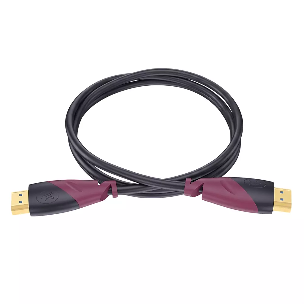 FINGERS HDMI to HDMI Cable 15 m Cable Length Male-to-Male Connector Gender Copper & PVC Material Purple Color, Megaview