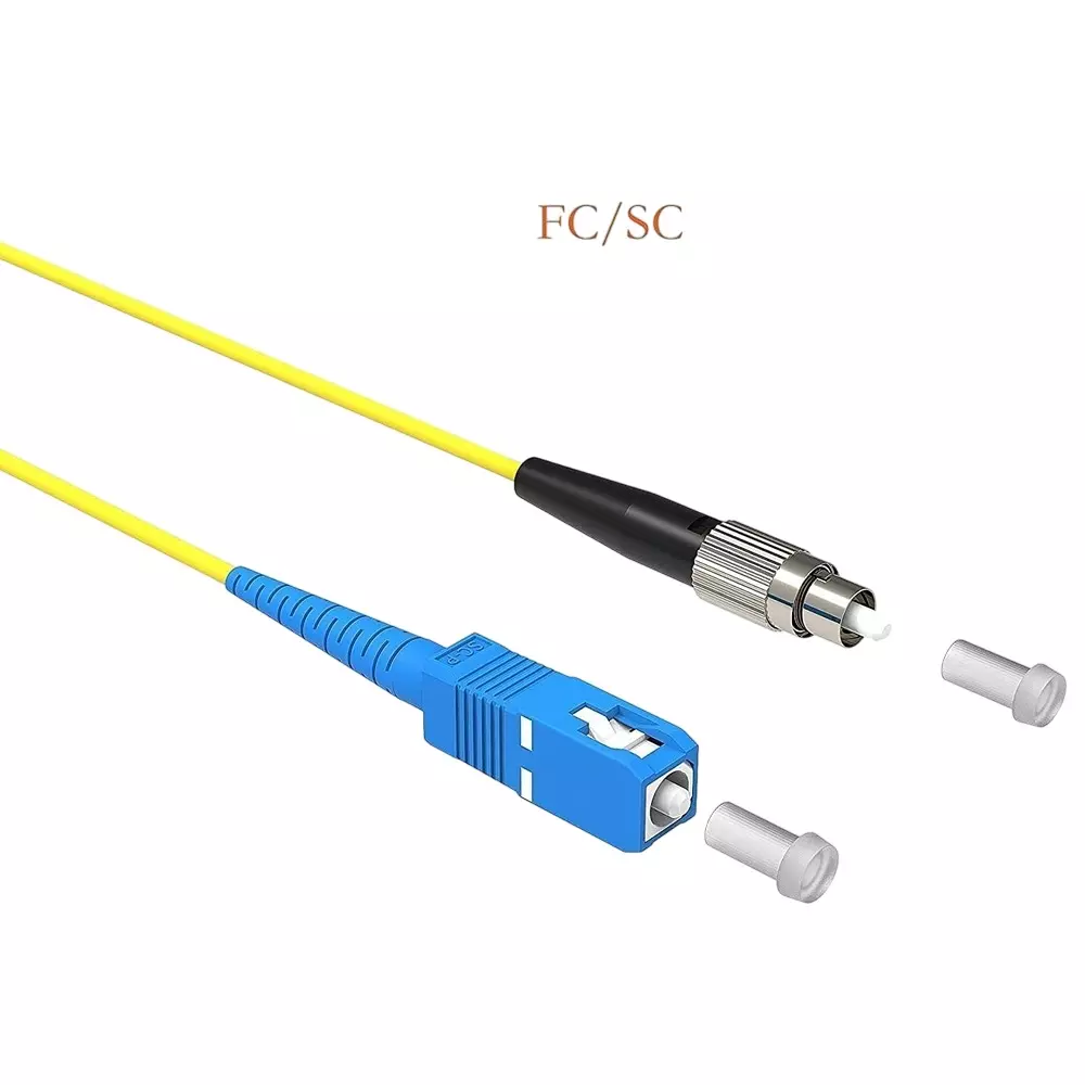 LOTA Fiber Optic Cable High-Speed Single Mode SC to FC Connector Multi Color 3 m, ‎MST-3104-LT
