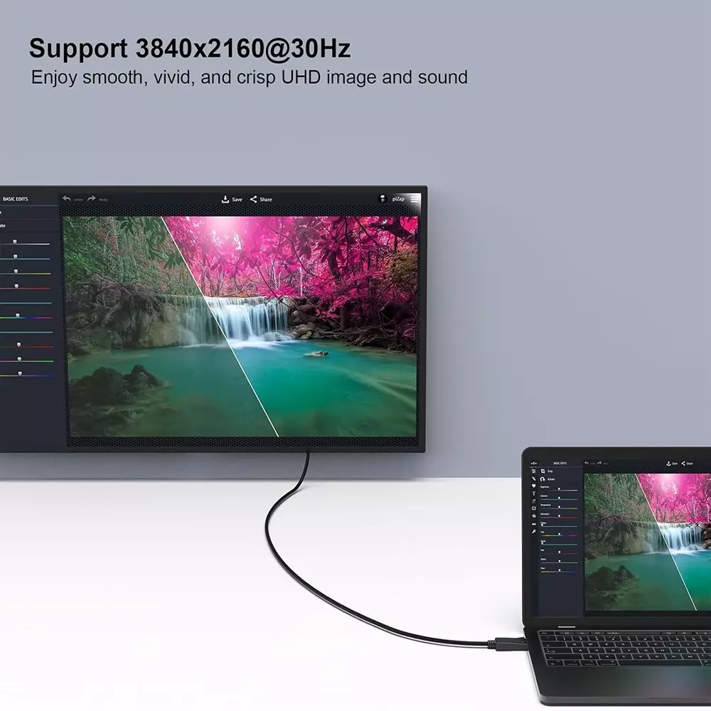 LOTA High-Speed DisplayPort to DisplayPort Cable Black 4K UHD Resolution Support 3 m, MST-1366-LT