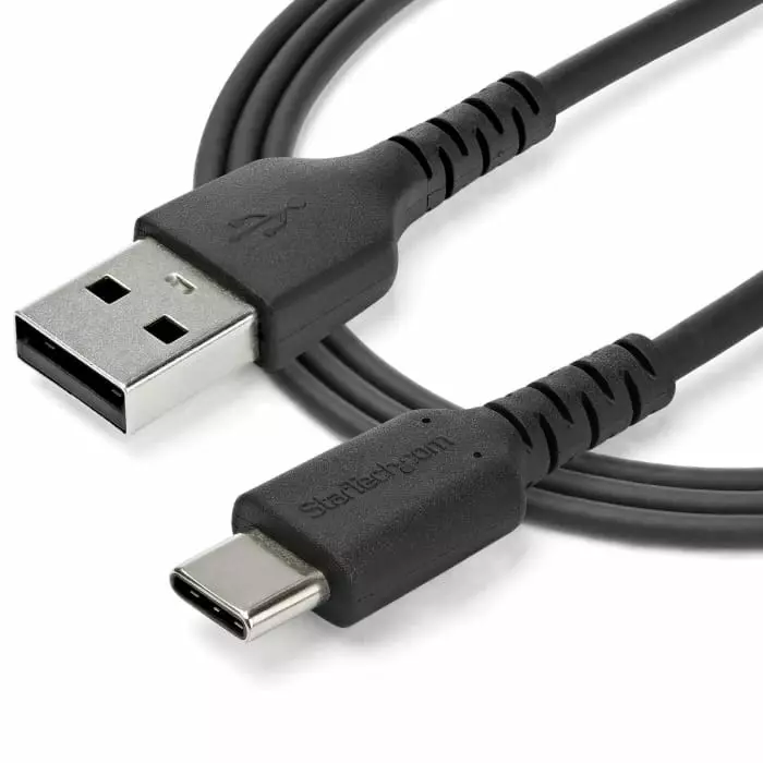 StarTech.com Male USB A to Male USB C Cable 480 Mbps USB 2.0 2m, RUSB2AC2MB