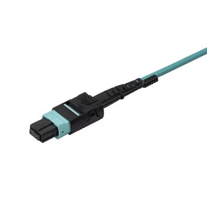StarTech.com MPO to LC Duplex Multi Mode OM3 Fibre Optic Cable 50/125 µm Aqua 2m, MPO8LCPL2M