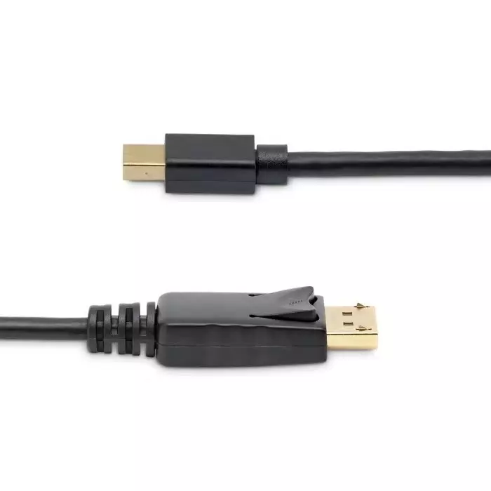 StarTech.com Male Mini DisplayPort to Male DisplayPort Cable PVC 4K @ 60 Hz 1.8m, MDP2DPMM6