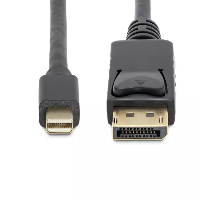 StarTech.com Male Mini DisplayPort to Male DisplayPort Cable PVC 4K @ 60 Hz 1.8m, MDP2DPMM6