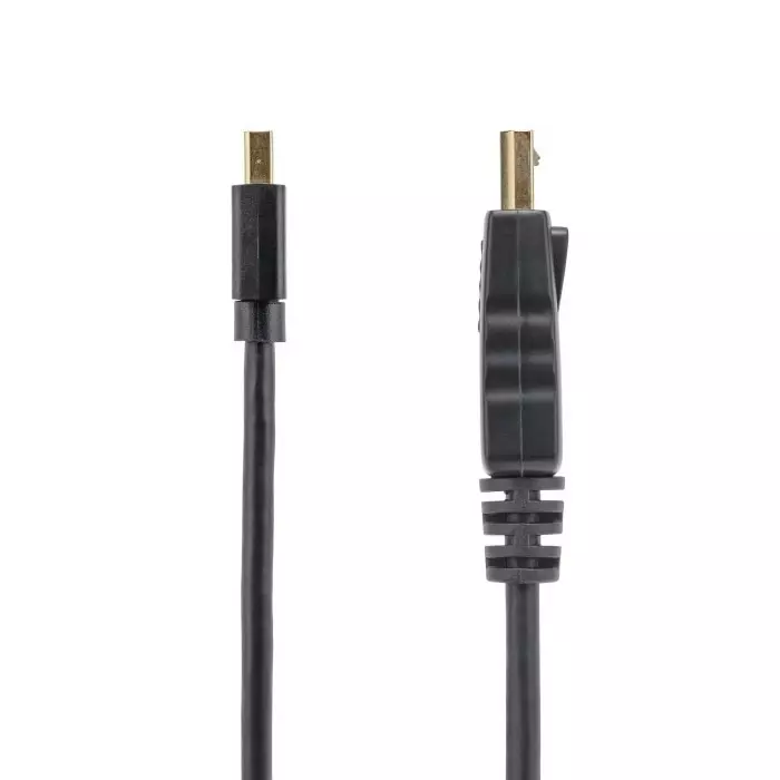 StarTech.com Male Mini DisplayPort to Male DisplayPort Cable PVC 4K @ 60 Hz 1.8m, MDP2DPMM6