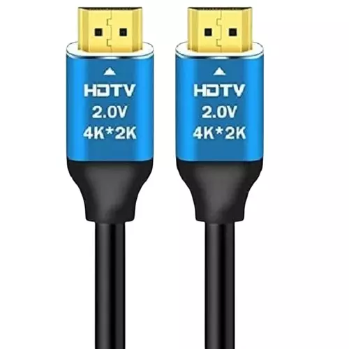 Mak World HDMI Cable ‎Male-to-Male with 18 GBPS Transfer Rate, 4K 60Hz, HD Audio & Video 2160 p, Length 30 m