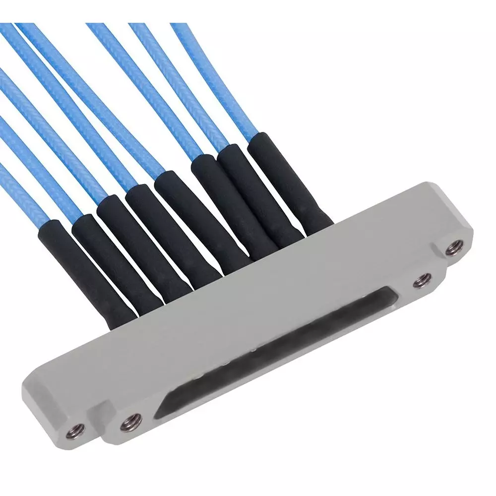 AMPHENOL SV MICROWAVE Rf Cable, Mdrf Blkd Plug-2.92 mm Plug, 6", 7038-0726