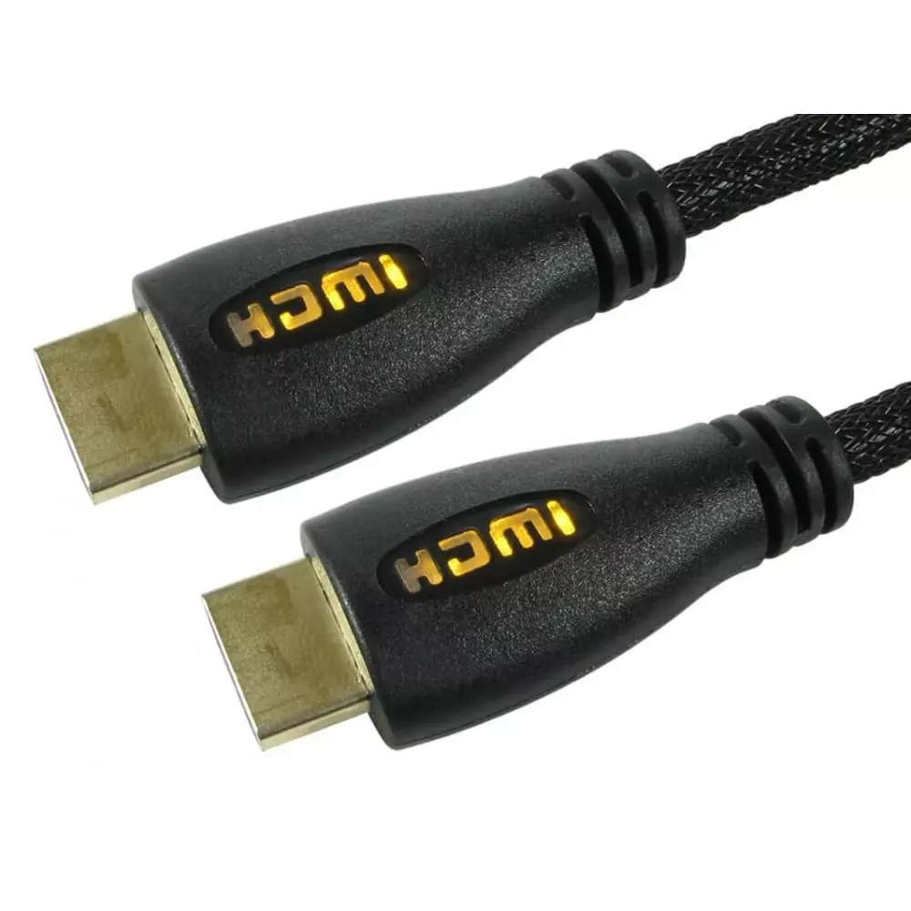 RS PRO HDMI Cable Polyvinyl Chloride HDMI Male 2 m Length, 2862941
