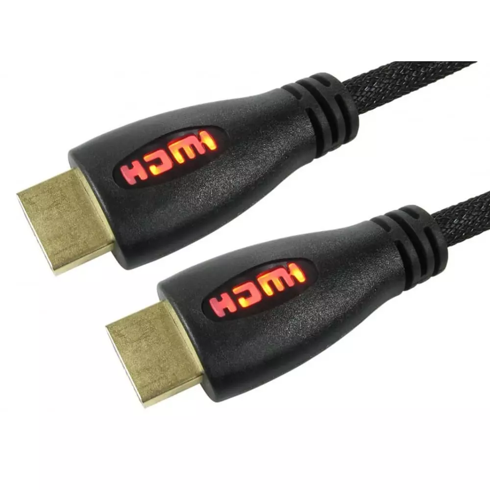 RS PRO HDMI Cable Polyvinyl Chloride HDMI Male 3 m Length, 2862943