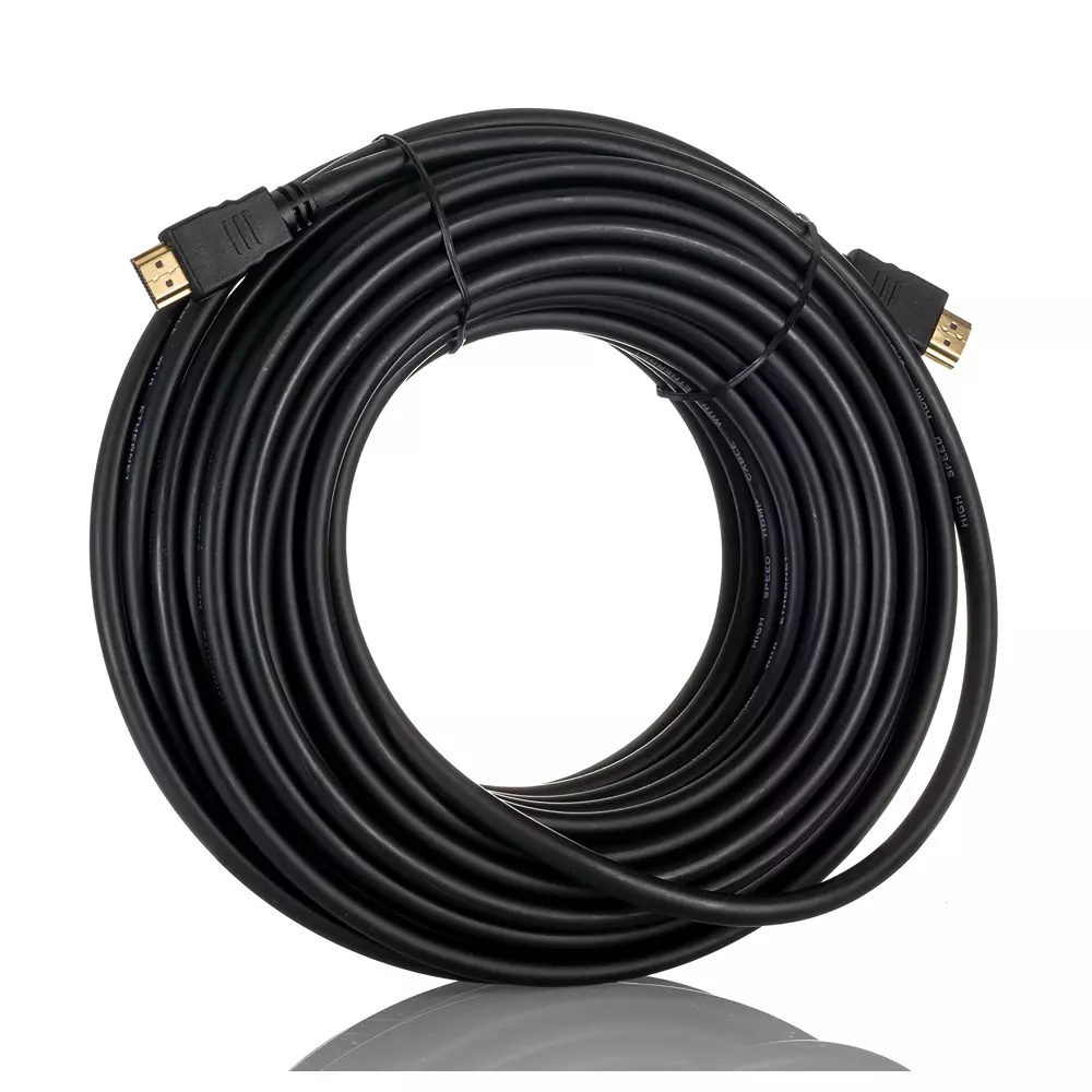 RS PRO HDMI Cable HDMI Male Connector 1 4K Resolution 15 m Length, 2646581