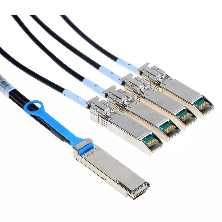 AMPHENOL CABLES ON DEMAND COMPUTER CABLE ASSY, QSFP+/SFP+ PLUG, 2M, SF-NDAQGJ100G-002M