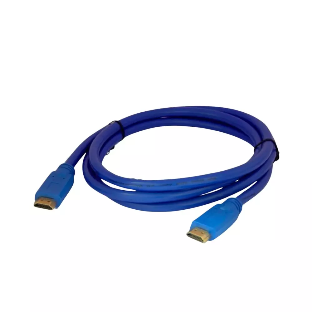 SETMI INDIA HDMI Cable PVC ARC 4K Ultra HD Resolution Support, Blue