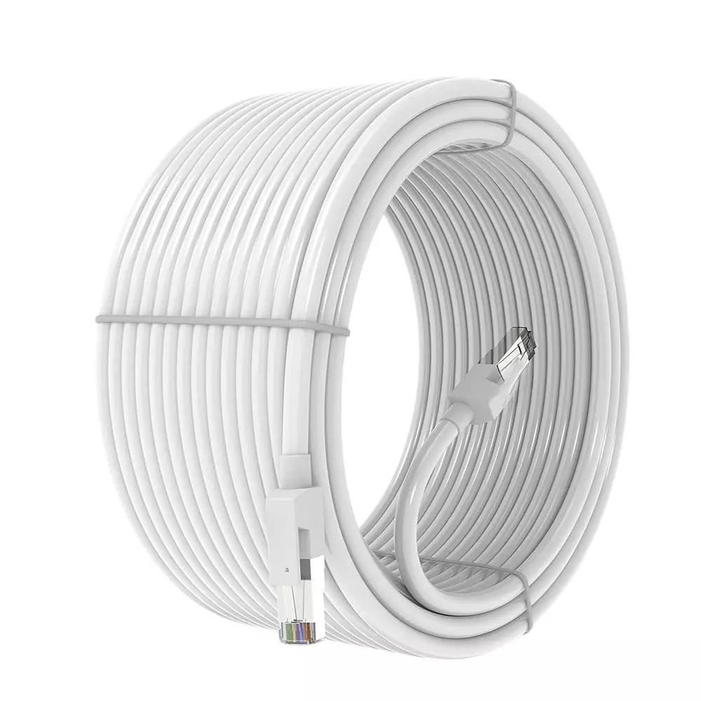 LOTA Cat6 Ethernet Cable High Speed PVC White 30 m with RJ45 Connector, ‎MST-1333-LT