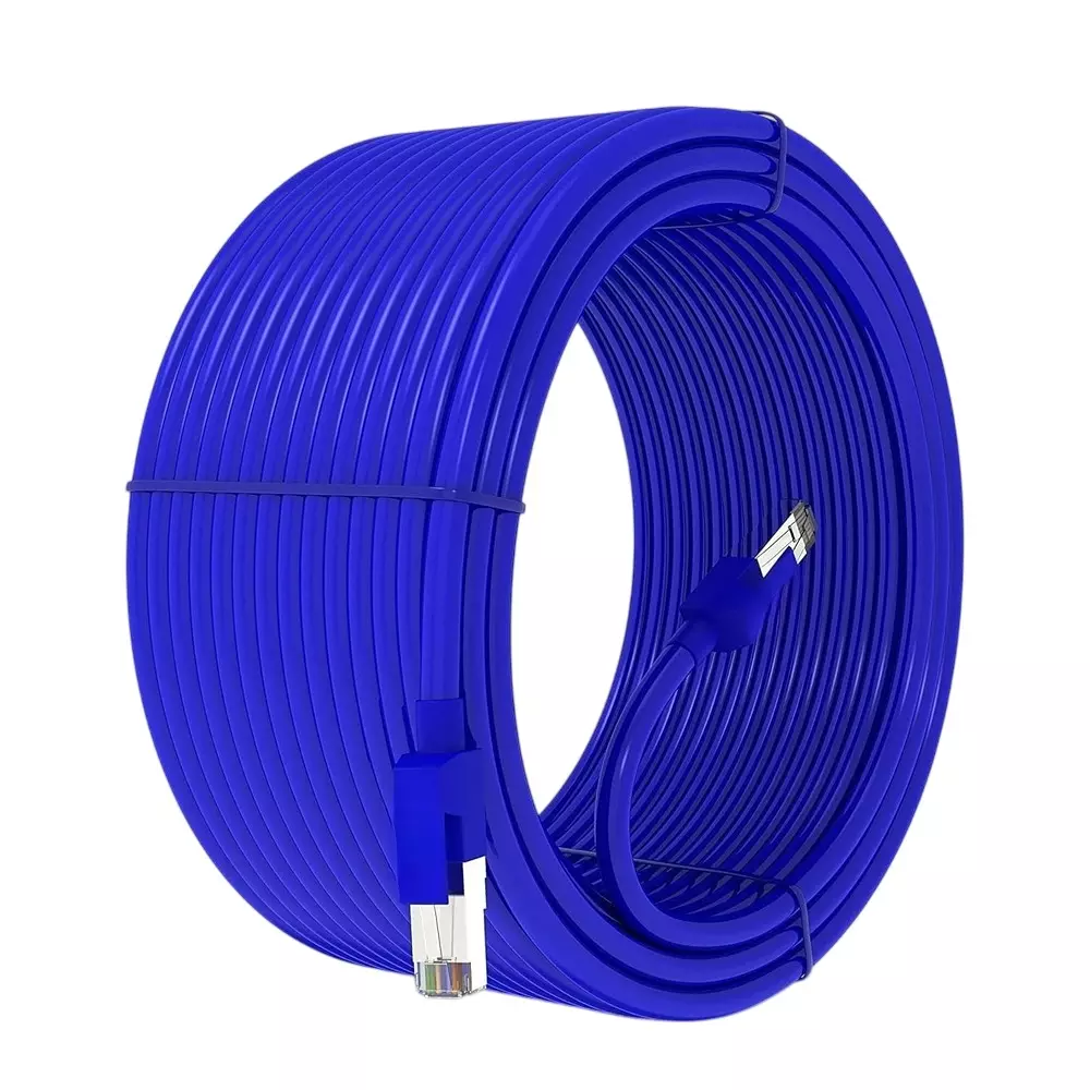 LOTA Cat6 Ethernet Cable High Speed PVC Blue 20 m with RJ45 Connector, ‎MST-3117-LT