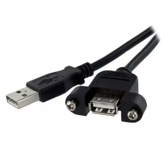 StarTech.com Male USB A to Female USB A Cable 480 Mbps USB 2.0 900 mm, USBPNLAFAM3
