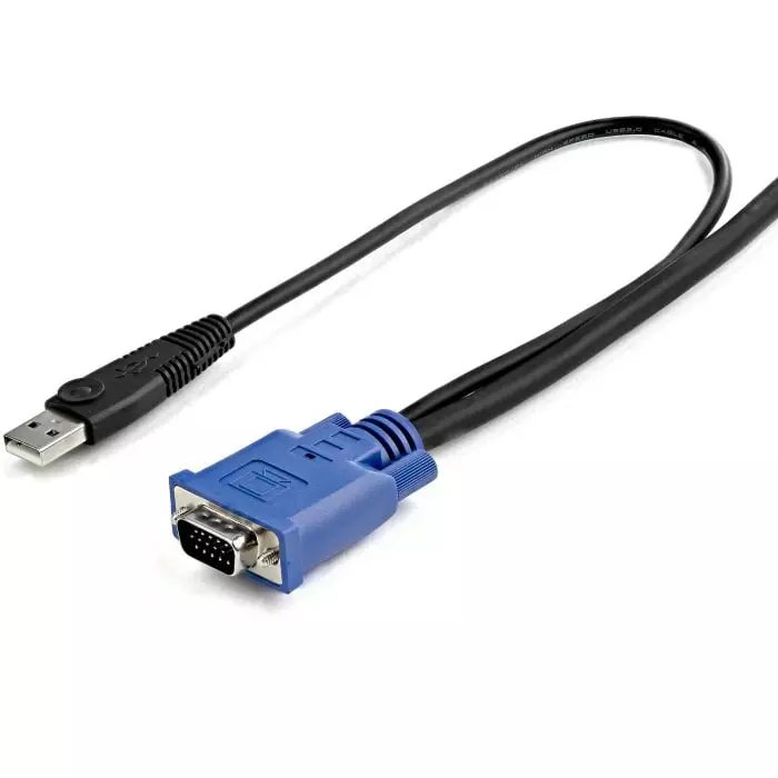 StarTech.com Male USB A VGA to Male VGA KVM Cable 3m, SVECONUS10